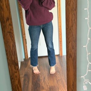 MOTHER Hustler Ankle Fray